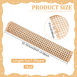 Osier en rotin naturel&nbsp;AJEW-WH0410-271D