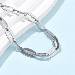 304 Edelstahl-Kabelkettenarmbänder für Damen&nbsp;BJEW-U038-01P