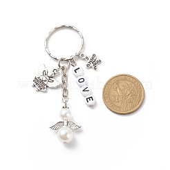 Valentine's day letter bead love and star with word just for you porte-clés&nbsp;KEYC-JKC00377