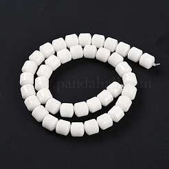 Natürliche weiße Jade perlen Stränge&nbsp;G-L604-E01-01A