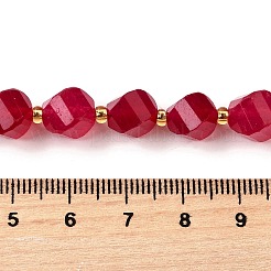 Fili di perline tinte di quarzo naturale&nbsp;G-U023-A02-19