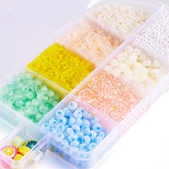 Kit fai da te per la creazione di gioielli con perline in vetro&nbsp;DIY-TAC0027-05