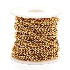 Catene a maglie cubane in acciaio inossidabile 304 con placcatura sotto vuoto in PVD&nbsp;CHS-K016-03B-G