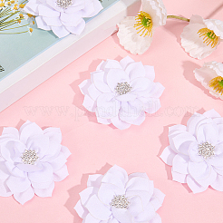Ornamentzubehör aus Polyester und Strass&nbsp;DIY-WH20063-015D