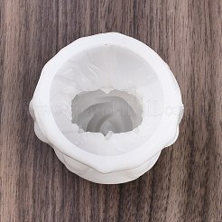 Moules à bougies en silicone à faire soi-même en forme de crâne&nbsp;SIL-F014-02B