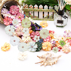 100 Stück Seidenstoffblume in 10 Stilen&nbsp;DIY-WR0003-92