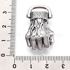 Tibetischer stil Aluminium Anhänger & Charms&nbsp;PALLOY-N182-01AS