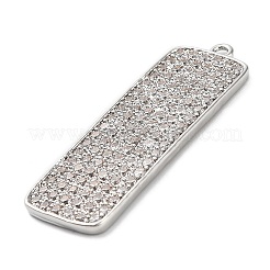 Colgante micropavé cubic zirconia de latón&nbsp;KK-L229-032P