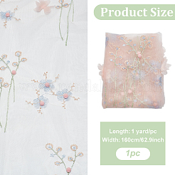 Blumenmuster-Polyesterstoffe&nbsp;DIY-WH0622-079