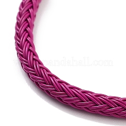 Fabrication de bracelets en fil d'acier tressé&nbsp;BJEW-H610-02G-05