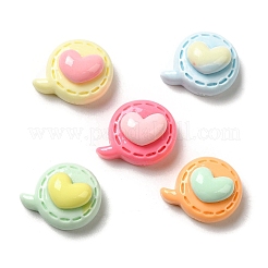 Cabochons en résine opaque&nbsp;RESI-B017-02C