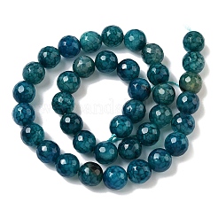 Brins de perles d'agate veines de dragon naturelles (teintes et chauffées)&nbsp;G-M437-C01-01R-01