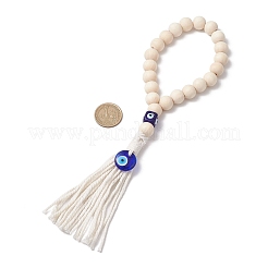 Ornements suspendus en perles de bois&nbsp;HJEW-JM03311
