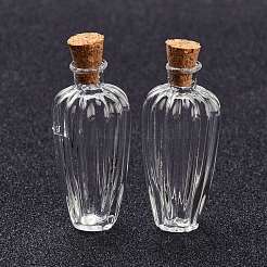 Korkflaschen aus Glas&nbsp;AJEW-O032-05C