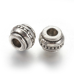 Tibetischer Stil Metall europäischen Großlochperlen&nbsp;LF10904Y-NF