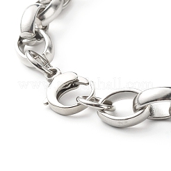 Bracciali a catena rolo in acciaio inossidabile 304 da uomo anti-ossidazione&nbsp;BJEW-JB06673-02