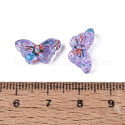 Perle di vetro trasparenti picasso&nbsp;SEED-N012-05E