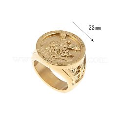 Anillos de dedo de acero inoxidable 304 para hombres&nbsp;FS-WG3C010-05