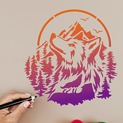 Stencil per pittura da disegno per animali domestici&nbsp;DIY-WH0675-089