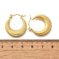 Creolen aus 304er Edelstahl für Damen&nbsp;EJEW-L296-067G