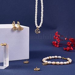 Pendenti in zirconi cubici trasparenti in micro pavè di ottone&nbsp;ZIRC-SZ0003-93