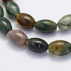 Natur Indien Achat Perlen Stränge&nbsp;G-G697-G02-8x12mm