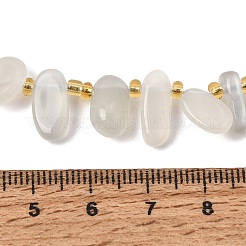 Naturelles perles pierre de lune blanc brins&nbsp;GG-CBADF20-A03