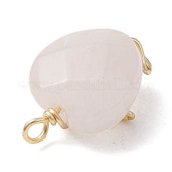 Pendenti avvolti in filo di rame al quarzo rosa naturale&nbsp;PALLOY-JF02599-02