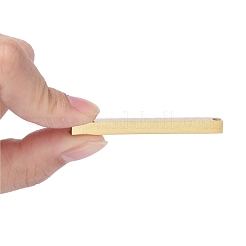 Ciondoli incisi su quattro lati in acciaio inossidabile 304&nbsp;STAS-I140-30B-G