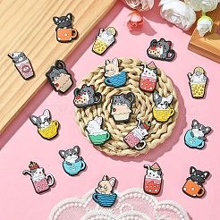 60 Stück 12 Stile Tier-PVC-Cabochons&nbsp;KY-CJ0002-07