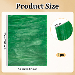 Glas cabochons&nbsp;GGLA-WH0003-001B