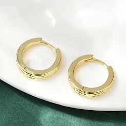 Orecchini a cerchio in ottone&nbsp;EJEW-L299-02G