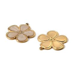 Pendentifs en acier inoxydable 304 émaillés&nbsp;STAS-I371-26G-02