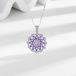 Blumen-Messing-Mikropflaster-Zirkonia-Schmuckset&nbsp;FS-WG0AAA8-01