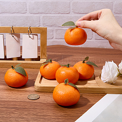 Orangefarbene Displaydekorationen aus Kunststoff&nbsp;DJEW-CN0001-47B
