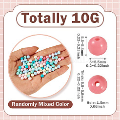 10g undurchsichtige Acrylperlen&nbsp;SACR-TADJ0001-03F