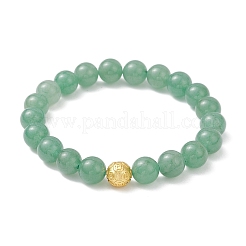 Pulseras naturales estiramiento aventurina verde&nbsp;BJEW-JB12176