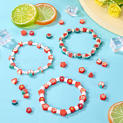 12 Strang 12 Stile handgemachte Polymer Clay Perlenstränge&nbsp;CLAY-TA0001-72A