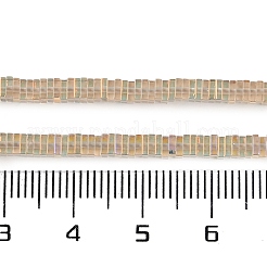 Chapelets de perles en verre électroplaqué&nbsp;GLAA-B023-01A-01