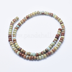 Fili di perline naturali aqua jasper&nbsp;G-E444-16-6mm