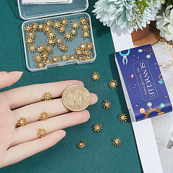 50 Stück Zinklegierungs-Kristall-Strass-Cabochons&nbsp;FIND-SC0022-68