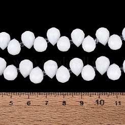 Chapelets de perles en verre opaques&nbsp;GLAA-Q116-01A-D01