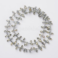 Galvanisieren Glasperlen&nbsp;EGLA-G002-FR02