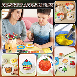 Éponge en pâte de bois&nbsp;AJEW-WH0816-419A