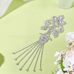Blumen-Glas-Strass-Applikationen&nbsp;DIY-WH0671-032