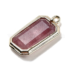 Natürliche Erdbeer-Quarz-Anhänger&nbsp;G-U019-04G-07