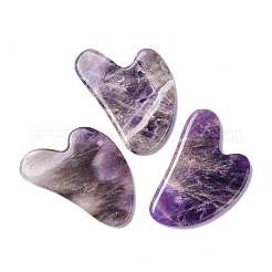 Natürliche Amethyst-Gua-Sha-Bretter&nbsp;G-O203-01