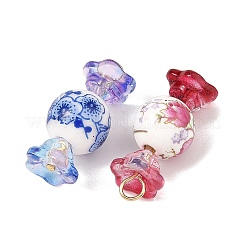 Pendentifs en verre électroplaqué&nbsp;PALLOY-JF05987