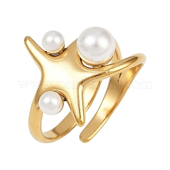 Bagues de manchette en acier inoxydable 304 pour femmes&nbsp;RJEW-S639-04G