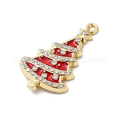Ciondoli smaltati in lega con strass&nbsp;FIND-H055-16G-01